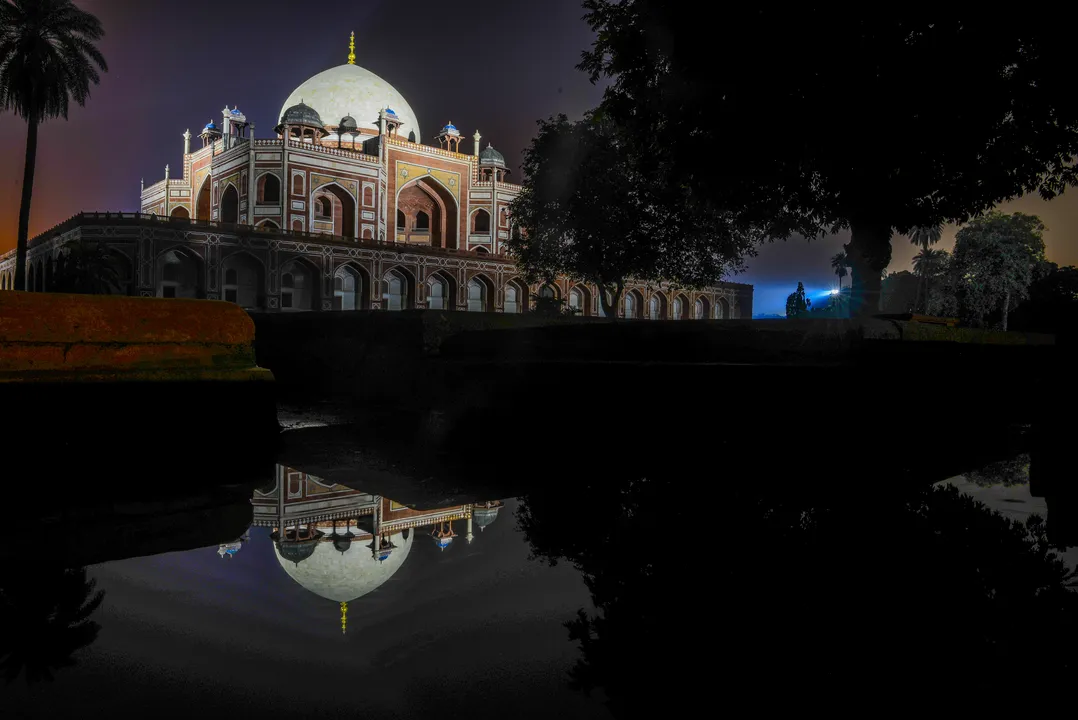 Humayun's Tomb_in the night (1)