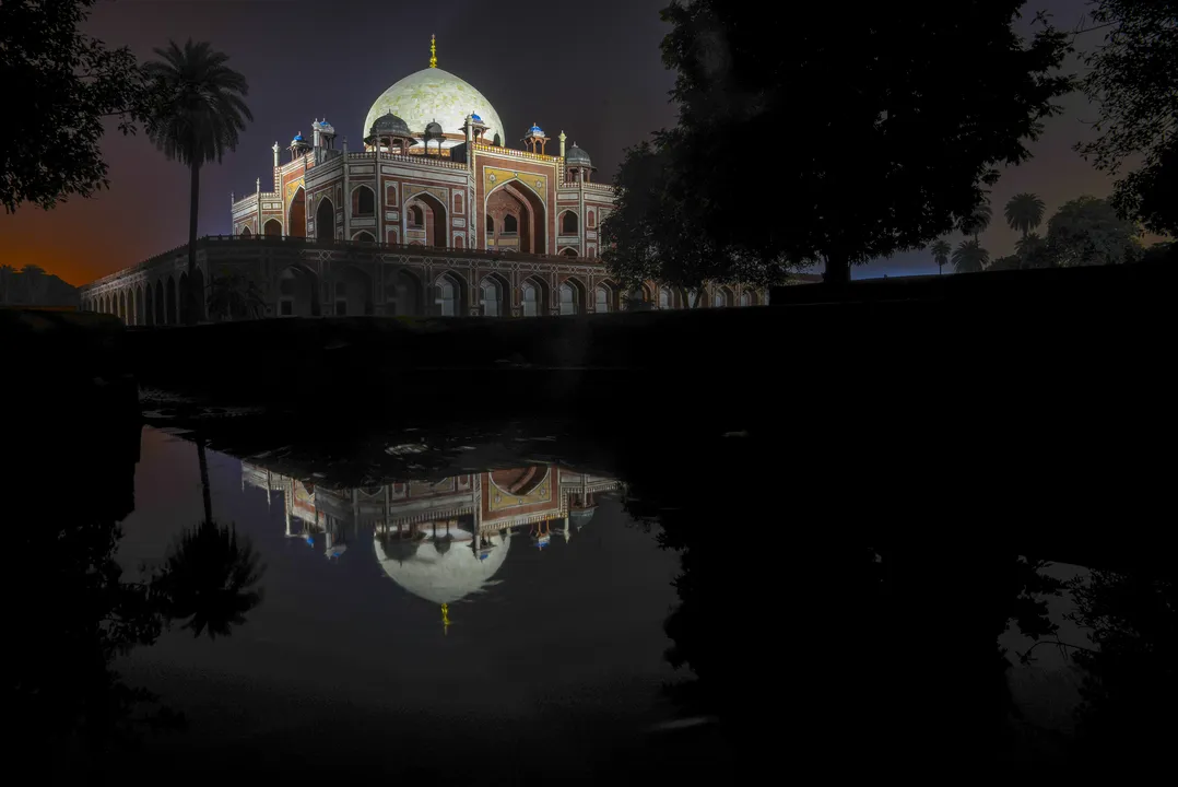 Humayun's Tomb_in the night (2)