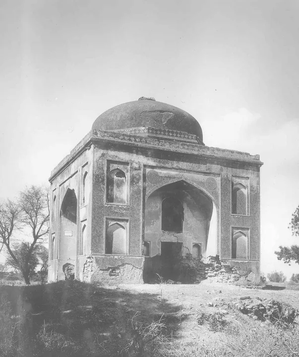 Sundarwla Burj - before conservation - Southwest (1930-31)